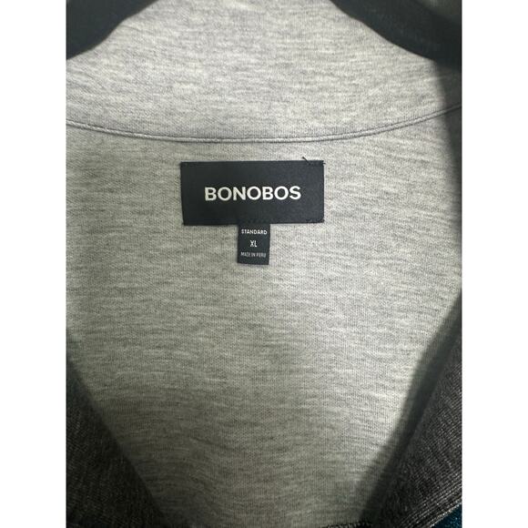 Bonobos Daily Grind Fleece Zip Vest Mens XL Gray Sleeveless Casual - Picture 5 of 6